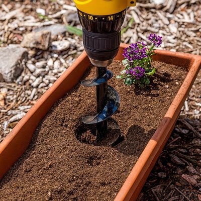 Tarière pour perceuse | Premium - JARDINVERT MALIN.COM